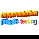 IntegerUnderflow Testgrounds