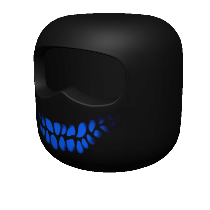 Roblox Item Venom Ski Mask Balaclava || Black Blue