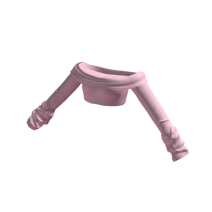 Pink off-shoulders cropped sweater | Roblox Item - Rolimon's