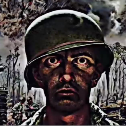 thousand yard stare