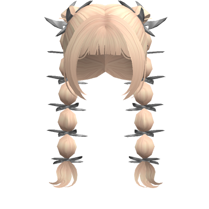 Blonde Ninja Updo Hair  Roblox Item - Rolimon's