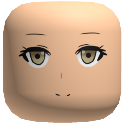 Roblox Item Soft Brown Eyes Anime Face