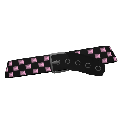 y2k Pink Emo Scene Studded Belt 3.0 | Roblox Item - Rolimon's
