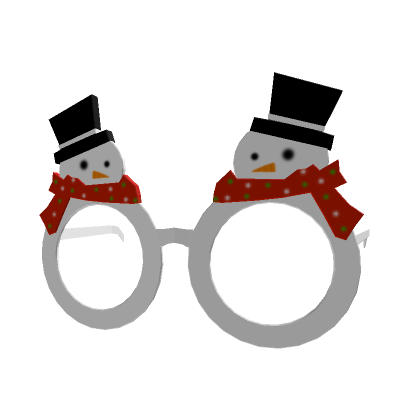 Roblox Item Snowman Glasses