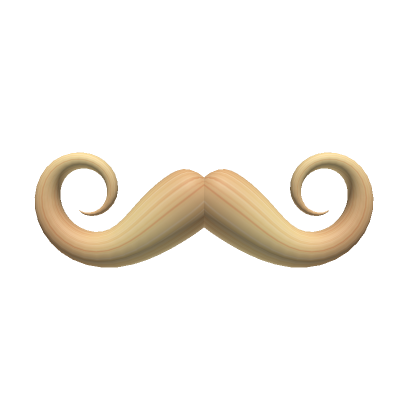 Blonde Mustache | Roblox Item - Rolimon's