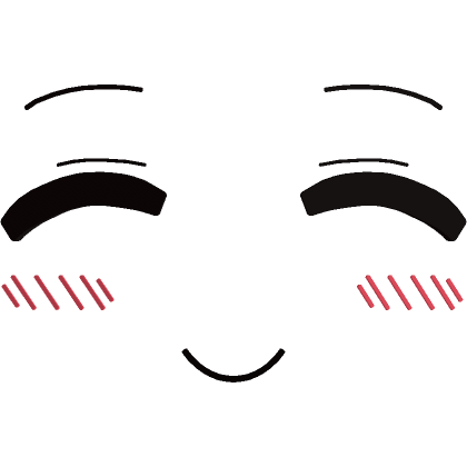 Cute Smile Face Sticker  Roblox Item - Rolimon's