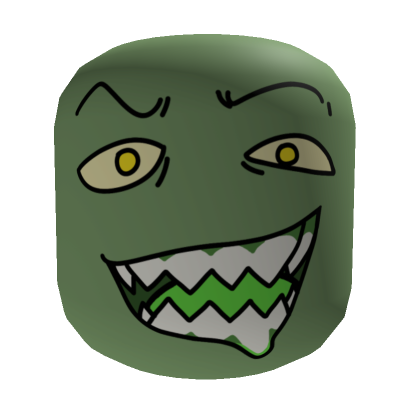 Smug Evil Zombie Face [Moss Green]'s Code & Price - RblxTrade