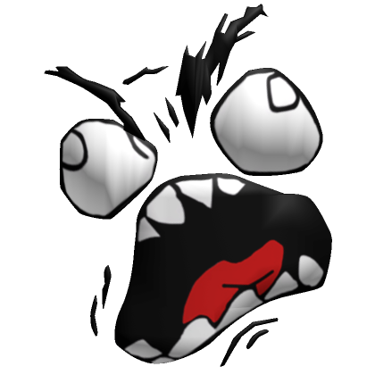 Cartoony Angry Face  Roblox Item - Rolimon's