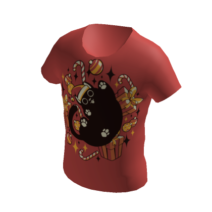 Christmas Kawaii Black Kitten Threadless T Shirt Roblox