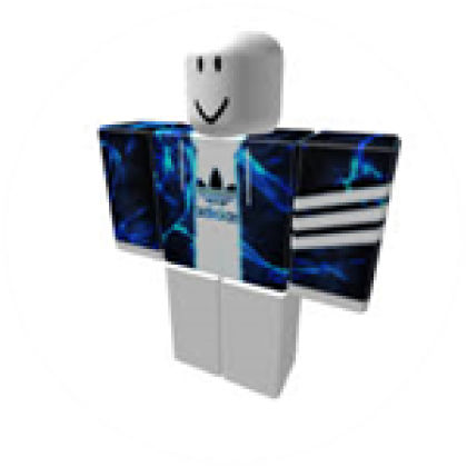 Download HD Roblox Shirts Blue Adidas T-shirt - Shirt Roblox Transparent  PNG Image 