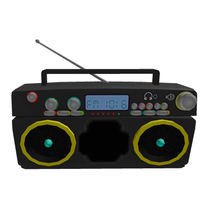 Neon 80s Boombox