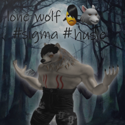 Lone wolf #SIGMA - Roblox