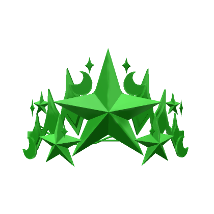Roblox Item [⏳]Green royal star crown