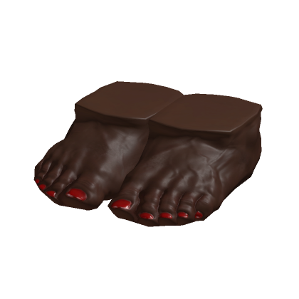 Roblox Item Big Realistic Christmas Feet Boots - Dark Brown -