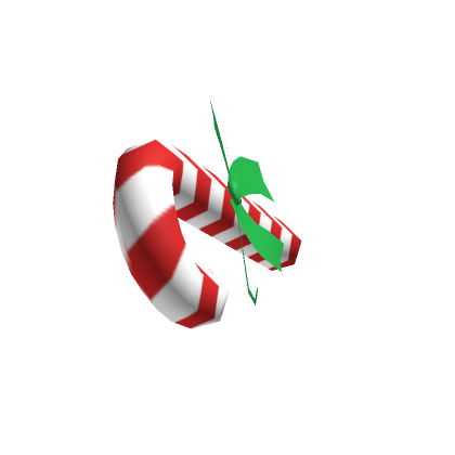 Holdable Christmas Candy Cane with Ribbon | Roblox Item - Rolimon's