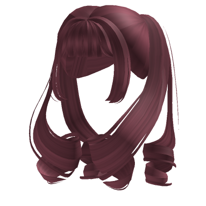 Roblox Item Cute Fairy Curly Twirl Pigtails (Dusty Pink)
