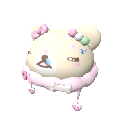 Kawaii Slweepy Beige Dango Bear 🎀🍡 | Roblox Item - Rolimon's