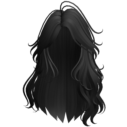 Stylish Anime Waves Hair (Black)'s Code & Price - RblxTrade