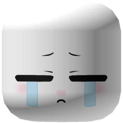 sad chibi crying face | Roblox Item - Rolimon's