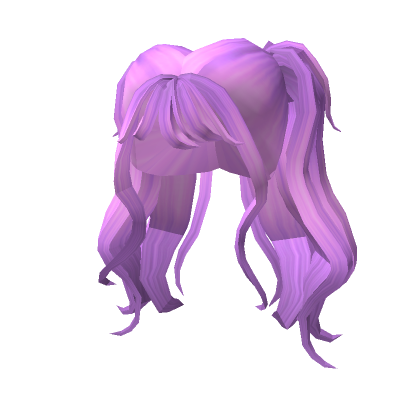 Lavender Flowy Pigtails's Code & Price - RblxTrade