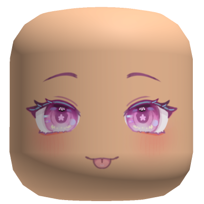 kawaii chibi blush anime girl silly face Roblox Item Rolimon #39 s
