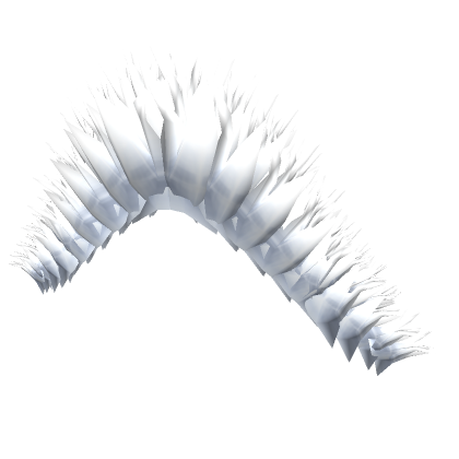 Roblox Item Bicorne Feathering (Side), White