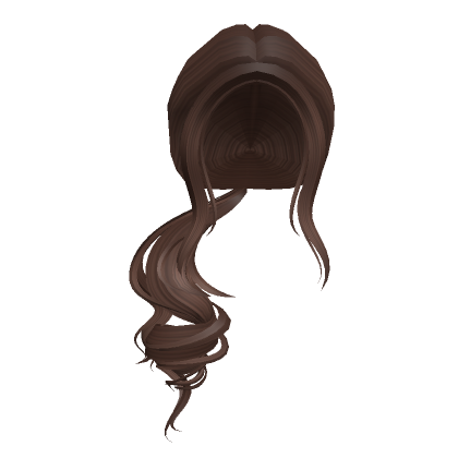 Roblox Dark Brown Hair PNG Transparent With Clear Background ID
