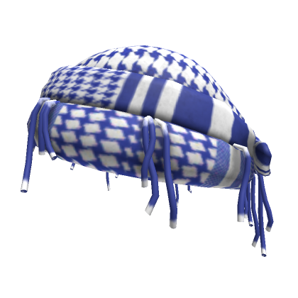 Blue Arab Keffiyeh Traditional | Roblox Item - Rolimon's