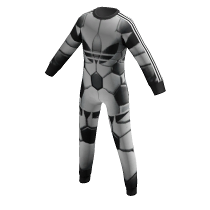 adidas Black and White Foot Football Outfit Roblox