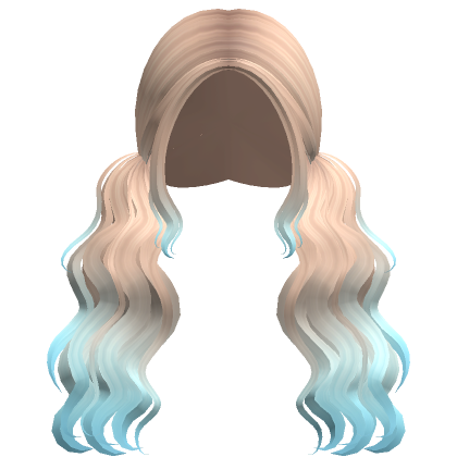 ♡ cute scruffy emo messy blonde hair - Roblox