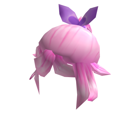 Roblox Item Pink Mini Ponytail