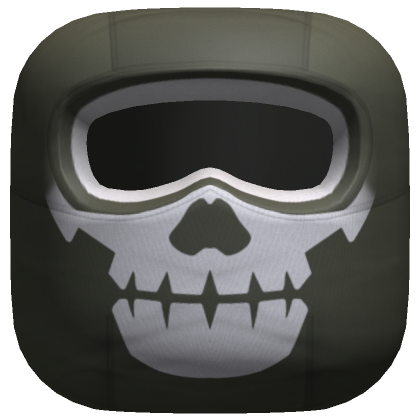 Green top skull helmet