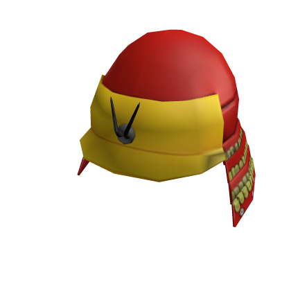 Roblox Item Red Samurai Helmet