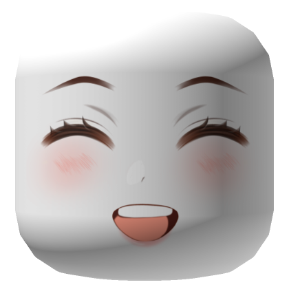 Cheerful Excited Happy Anime Face | Roblox Item - Rolimon's