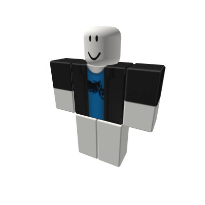 Blue and Black Motorcycle Shirt - Roblox