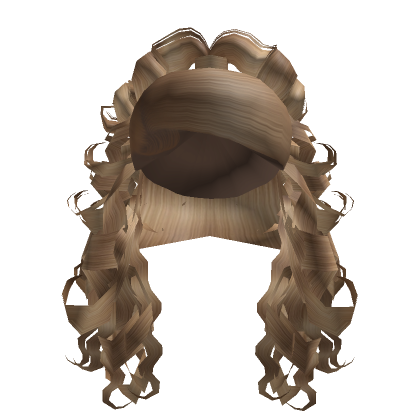 Blonde Aesthetic Curly High Ponytail - Roblox