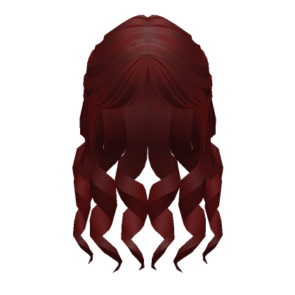 Roblox Item Cute Summer Curls (Red)