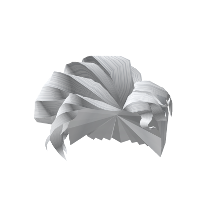 Roblox Item White Floofy Hair