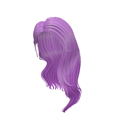 Roblox Item Lovely Breezy Hair - Light Purple