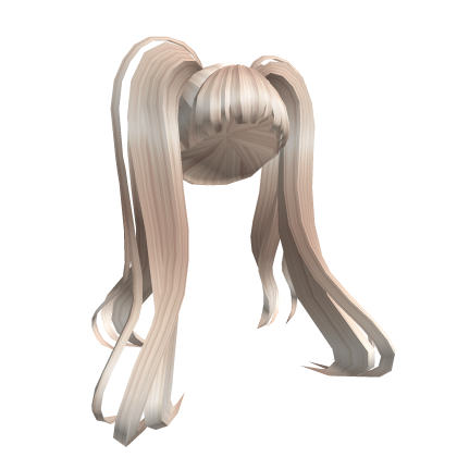 Blonde Curly Pigtails  Roblox Item - Rolimon's