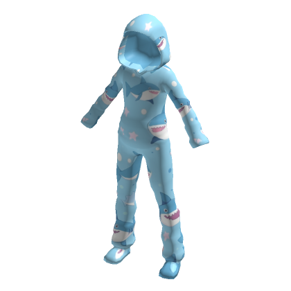 麗 Shark Hoodie Jumpsuit 麗 - Roblox