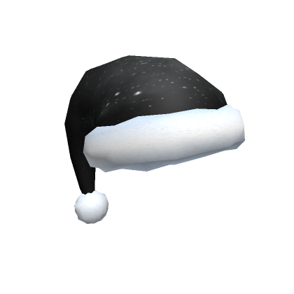 Roblox Item Black Galactic Santa Hat