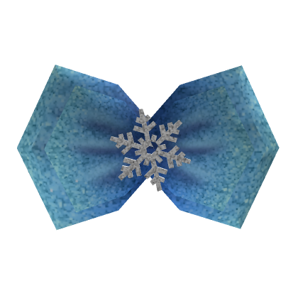 Roblox Item Snowflake Bowtie
