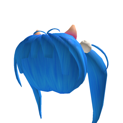 Roblox Item Electric Blue Sweet Monster Pigtails