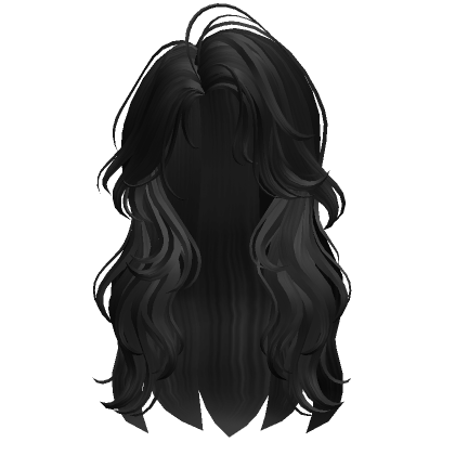 Layered Side Part(Black)'s Code & Price - RblxTrade