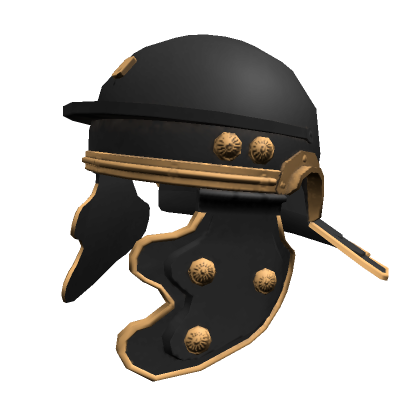 หมวกกันน็อคโรมันสีดํา - Roblox