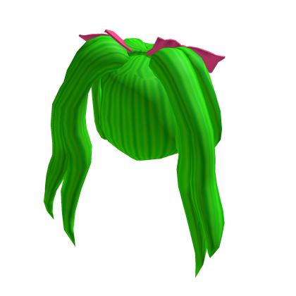 Roblox Item Cute Hair Green