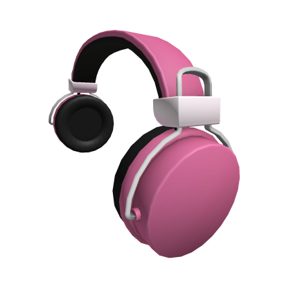 Roblox Item Quality Pink Headphones