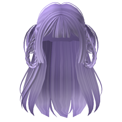 Charming Half Up Hair Lilac