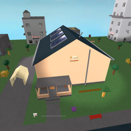 Realistic Destructible House! (Added Nukes!) - Roblox Game Cover